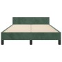 Dunkelgrüner Samtbettrahmen mit Kopfteil 120x190 cm von vidaXL, Betten und Lattenroste - Ref: Foro24-379550, Preis: 113,57 €,...