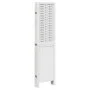 Biombo separador de 6 paneles madera maciza Paulownia blanco de vidaXL, Divisores de ambientes - Ref: Foro24-358729, Precio: ...
