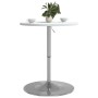 Mesa alta de bar madera ingeniería y acero blanca 60x60x90 cm by vidaXL, Kitchen and dining tables - Ref: Foro24-4007194, Pri...