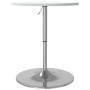 Mesa alta de bar madera ingeniería y acero blanca 60x60x90 cm by vidaXL, Kitchen and dining tables - Ref: Foro24-4007194, Pri...