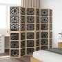 Massivholz-Trennwand mit 6 Paneelen aus Paulownia-Holz in Braun-Schwarz. von vidaXL, Raumteiler - Ref: Foro24-358811, Preis: ...