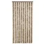 Cortina antimoscas chenilla marrón oscuro y beige 90x220 cm de vidaXL, Mosquiteras para ventanas - Ref: Foro24-377356, Precio...