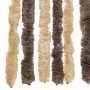 Fliegengitter-Vorhang aus dunkelbraunem und beigem Chenille 90x220 cm. von vidaXL, Moskitonetze für Fenster - Ref: Foro24-377...