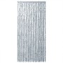 Fliegengitter-Vorhang Chenille Weiß und Grau 100x200 cm von vidaXL, Moskitonetze für Fenster - Ref: Foro24-377375, Preis: 64,...
