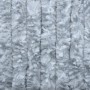 Cortina antimoscas chenilla blanco y gris 100x200 cm
