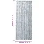 Fliegengitter-Vorhang Chenille Weiß und Grau 100x200 cm von vidaXL, Moskitonetze für Fenster - Ref: Foro24-377375, Preis: 63,...