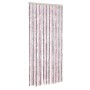 Cortina antimoscas chenilla gris plateado y rosa 90x220 cm by vidaXL, Mosquito nets for windows - Ref: Foro24-377363, Price: ...