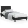 Estructura de cama con cabecero de terciopelo negro 80x200 cm de vidaXL, Camas y somieres - Ref: Foro24-3207815, Precio: 117,...