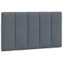 Dark gray velvet bed frame with headboard 90x190cm by vidaXL, Beds and slatted bases - Ref: Foro24-3207820, Price: 153,49 €, ...