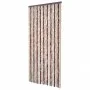 Cortina antimoscas chenilla beige y marrón claro 100x230 cm by vidaXL, Mosquito nets for windows - Ref: Foro24-377368, Price:...