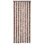 Cortina antimoscas chenilla beige y marrón claro 100x230 cm by vidaXL, Mosquito nets for windows - Ref: Foro24-377368, Price:...