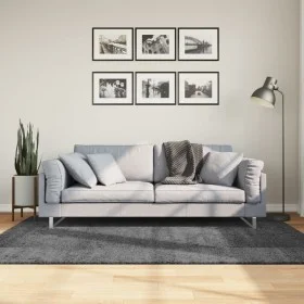 Kurzflor-Teppich OVIEDO in Anthrazitgrau 140x200 cm von vidaXL, Teppiche - Ref: Foro24-375469, Preis: 70,36 €, Rabatt: %