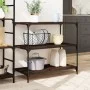 Küchenwagen aus braunem Eichenholz 102x50x95 cm. von vidaXL, Küchen- und Speisewagen - Ref: Foro24-842325, Preis: 83,82 €, Ra...