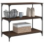 Carrito de cocina madera ingeniería marrón roble 102x50x95 cm by vidaXL, Kitchen and dining carts - Ref: Foro24-842325, Price...