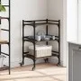 Carrito de cocina madera ingeniería marrón roble 50x35x75,5 cm by vidaXL, Kitchen and dining carts - Ref: Foro24-842350, Pric...
