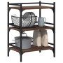 Carrito de cocina madera ingeniería marrón roble 50x35x75,5 cm by vidaXL, Kitchen and dining carts - Ref: Foro24-842350, Pric...