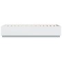 White engineered wood bed frame with LED 90x200 cm by vidaXL, Beds and slatted bases - Ref: Foro24-3209632, Price: 139,13 €, ...