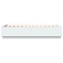 White engineered wood bed frame with LED 160x200 cm by vidaXL, Beds and slatted bases - Ref: Foro24-3209597, Price: 180,63 €,...