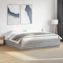 Sonoma gray wood bed frame with LED lights 180x200 cm by vidaXL, Beds and slatted bases - Ref: Foro24-3209595, Price: 184,88 ...