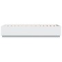 White engineered wood bed frame 90x200 cm by vidaXL, Beds and slatted bases - Ref: Foro24-3209723, Price: 119,57 €, Discount: %