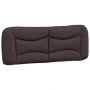 Bed frame with LED lights dark brown fabric 120x200 cm by vidaXL, Beds and slatted bases - Ref: Foro24-3213693, Price: 201,45...