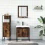 Set de muebles baño 3 pzas madera contrachapada roble ahumado by vidaXL, Bathroom furniture - Ref: Foro24-3214346, Price: 139...