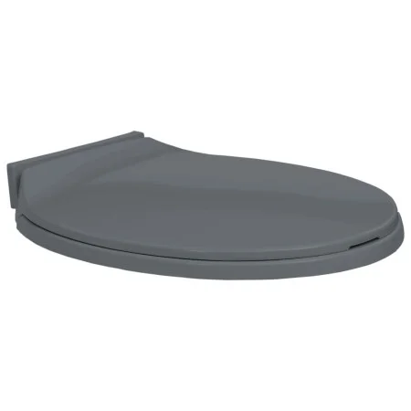 Toilet lid and seat with soft close, oval-shaped, gray. by vidaXL, Toilet and bidet seats - Ref: Foro24-145816, Price: 26,72 ...