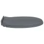 Toilet lid and seat with soft close, oval-shaped, gray. by vidaXL, Toilet and bidet seats - Ref: Foro24-145816, Price: 26,72 ...