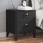 Mesita de noche VIKEN madera de ingeniería negra by vidaXL, Nightstands - Ref: Foro24-374909, Price: 51,95 €, Discount: %