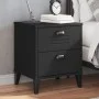 Nachttisch VIKEN aus schwarzem Holzwerkstoff von vidaXL, Nachttische - Ref: Foro24-374909, Preis: 51,29 €, Rabatt: %