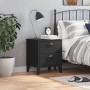 Mesita de noche VIKEN madera de ingeniería negra by vidaXL, Nightstands - Ref: Foro24-374909, Price: 51,95 €, Discount: %