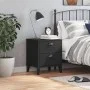 Nachttisch VIKEN aus schwarzem Holzwerkstoff von vidaXL, Nachttische - Ref: Foro24-374909, Preis: 51,29 €, Rabatt: %