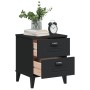 Mesita de noche VIKEN madera de ingeniería negra by vidaXL, Nightstands - Ref: Foro24-374909, Price: 51,95 €, Discount: %