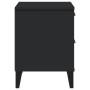 Mesita de noche VIKEN madera de ingeniería negra by vidaXL, Nightstands - Ref: Foro24-374909, Price: 51,95 €, Discount: %