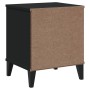 Nachttisch VIKEN aus schwarzem Holzwerkstoff von vidaXL, Nachttische - Ref: Foro24-374909, Preis: 51,95 €, Rabatt: %