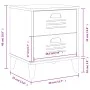 Nachttisch VIKEN aus schwarzem Holzwerkstoff von vidaXL, Nachttische - Ref: Foro24-374909, Preis: 51,29 €, Rabatt: %