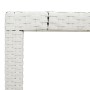 Gartentisch mit Glasoberfläche, weißem PE-Rattan, 90x90x75 cm. von vidaXL, Gartentische - Ref: Foro24-368123, Preis: 103,24 €...
