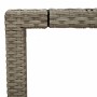 Mesa de jardín superficie de vidrio ratán PE gris 190x90x75 cm by vidaXL, Garden tables - Ref: Foro24-368128, Price: 149,11 €...