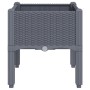 Jardinera con patas PP azul gris 40x40x42 cm by vidaXL, Pots and planters - Ref: Foro24-367886, Price: 37,35 €, Discount: %
