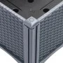 Jardinera con patas PP azul gris 40x40x42 cm by vidaXL, Pots and planters - Ref: Foro24-367886, Price: 34,84 €, Discount: %