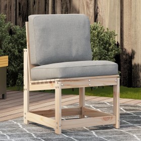 Massiver Gartensessel aus Kiefernholz 50,5x55x77 cm von vidaXL, Modulare Sofas für den Außenbereich - Ref: Foro24-832615, Pre...