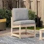 Massiver Gartensessel aus Kiefernholz 50,5x55x77 cm von vidaXL, Modulare Sofas für den Außenbereich - Ref: Foro24-832615, Pre...