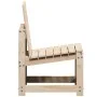 Massiver Gartensessel aus Kiefernholz 50,5x55x77 cm von vidaXL, Modulare Sofas für den Außenbereich - Ref: Foro24-832615, Pre...
