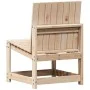 Massiver Gartensessel aus Kiefernholz 50,5x55x77 cm von vidaXL, Modulare Sofas für den Außenbereich - Ref: Foro24-832615, Pre...