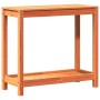Mesa de plantación y estante madera maciza marrón 82,5x35x75 cm by vidaXL, Pot stands - Ref: Foro24-844629, Price: 73,39 €, D...
