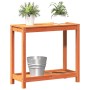 Mesa de plantación y estante madera maciza marrón 82,5x35x75 cm by vidaXL, Pot stands - Ref: Foro24-844629, Price: 73,39 €, D...