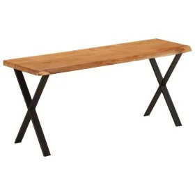 Banco con borde natural madera de acacia maciza 105 cm de vidaXL, Bancos - Ref: Foro24-372757, Precio: 84,74 €, Descuento: %
