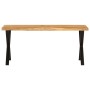 Banco con borde natural madera de acacia maciza 105 cm de vidaXL, Bancos - Ref: Foro24-372757, Precio: 93,99 €, Descuento: %