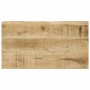 Set aus 3 stapelbaren Tischen mit natürlicher Kante aus massivem Mangoholz. von vidaXL, Seitentische - Ref: Foro24-372762, Pr...