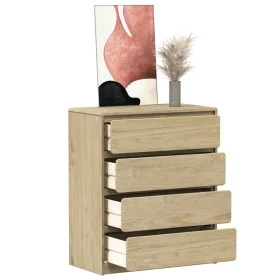 Kommode SAUDA aus massiver Kiefer in Eichenfarbe 76,5x39x91 cm von vidaXL, Schubladen - Ref: Foro24-377595, Preis: 150,84 €, ...